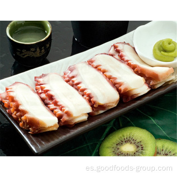 Slice de pulpo hervido sazonado